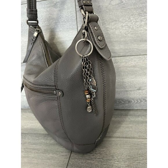 The Sak Sequoia Hobo Bag, Slate 13.5" L x 4.5" W x 12" - Picture 4 of 7
